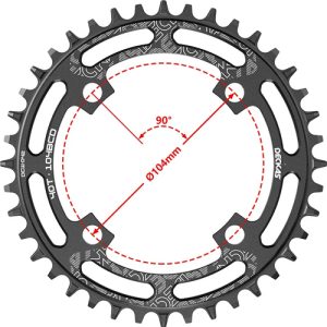 Coroa Deckas 40 T Bcd 104mm